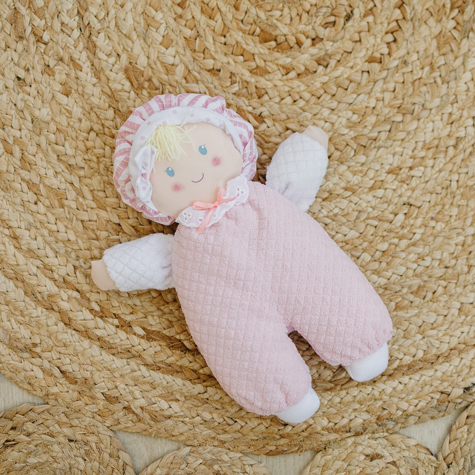 My First Baby Doll - Eden Collection - Pink Terry - BIG FRENCHIES