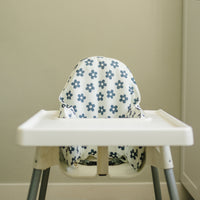 Retro Black & White Daisy IKEA Antilop Cushion Cover