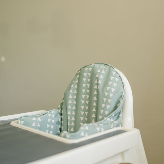 Sage Geo Triangle IKEA Antilop Cushion Cover