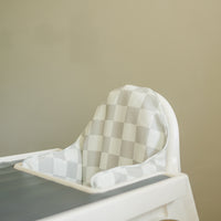 Greige Checker IKEA Antilop Cushion Cover