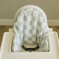 Greige Checker IKEA Antilop Cushion Cover