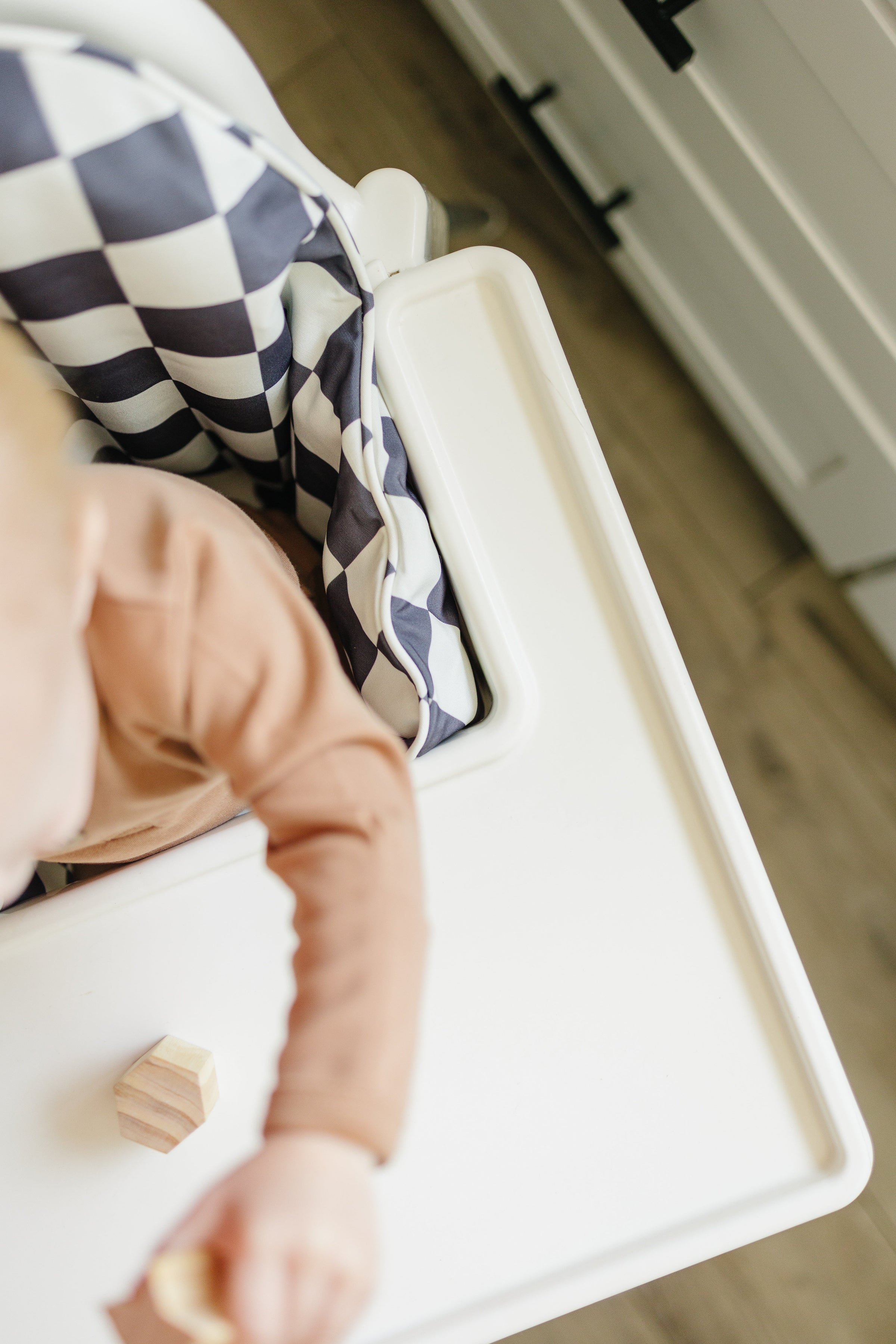 Black Checker IKEA Antilop Cushion Cover