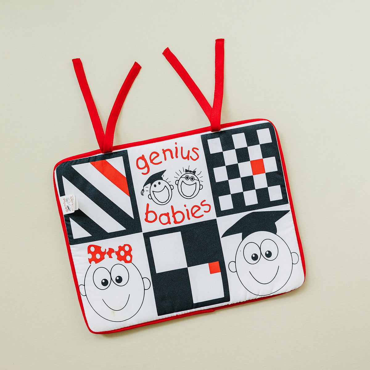 Baby Mirror for Crib or Car in High Contrast Colors - BIG FRENCHIES