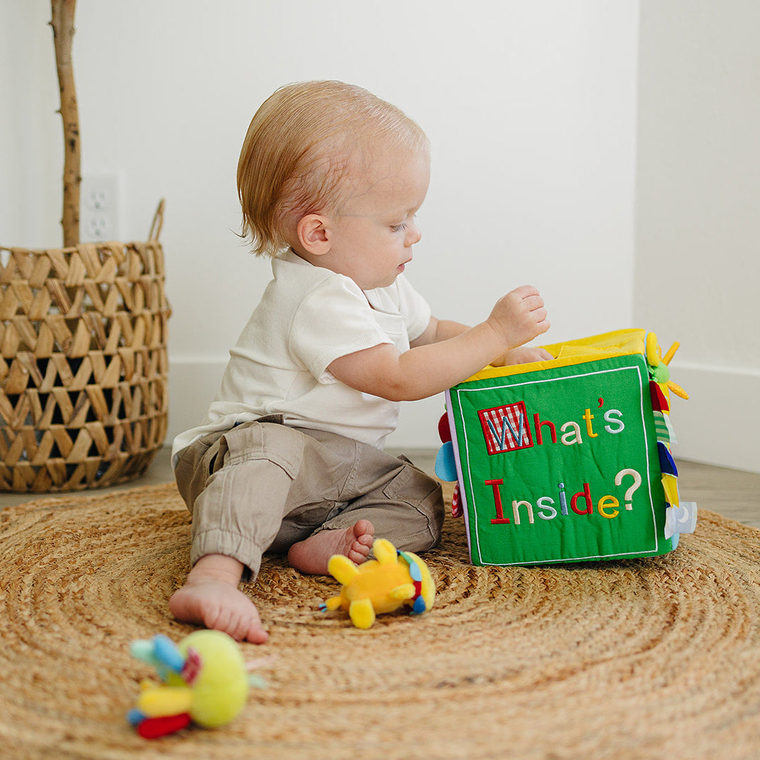 Baby Surprise Box What's Inside Box with Colorful Sensory Baby Toys - BIG FRENCHIES