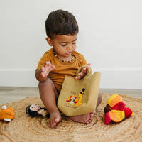 My First Thanksgiving Toy with Plush Gobble Turkey, Teddy Bear, Little Pumpkin Pie - BIG FRENCHIES