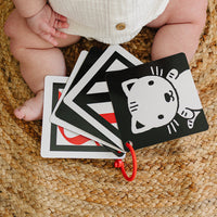 The Original, High Contrast (Black, White, Red) Flashcards for Baby - BIG FRENCHIES