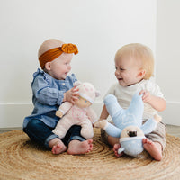 My First Baby Girl Doll in Pink with Rattle - BIG FRENCHIES