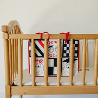 Baby Mirror for Crib or Car in High Contrast Colors - BIG FRENCHIES