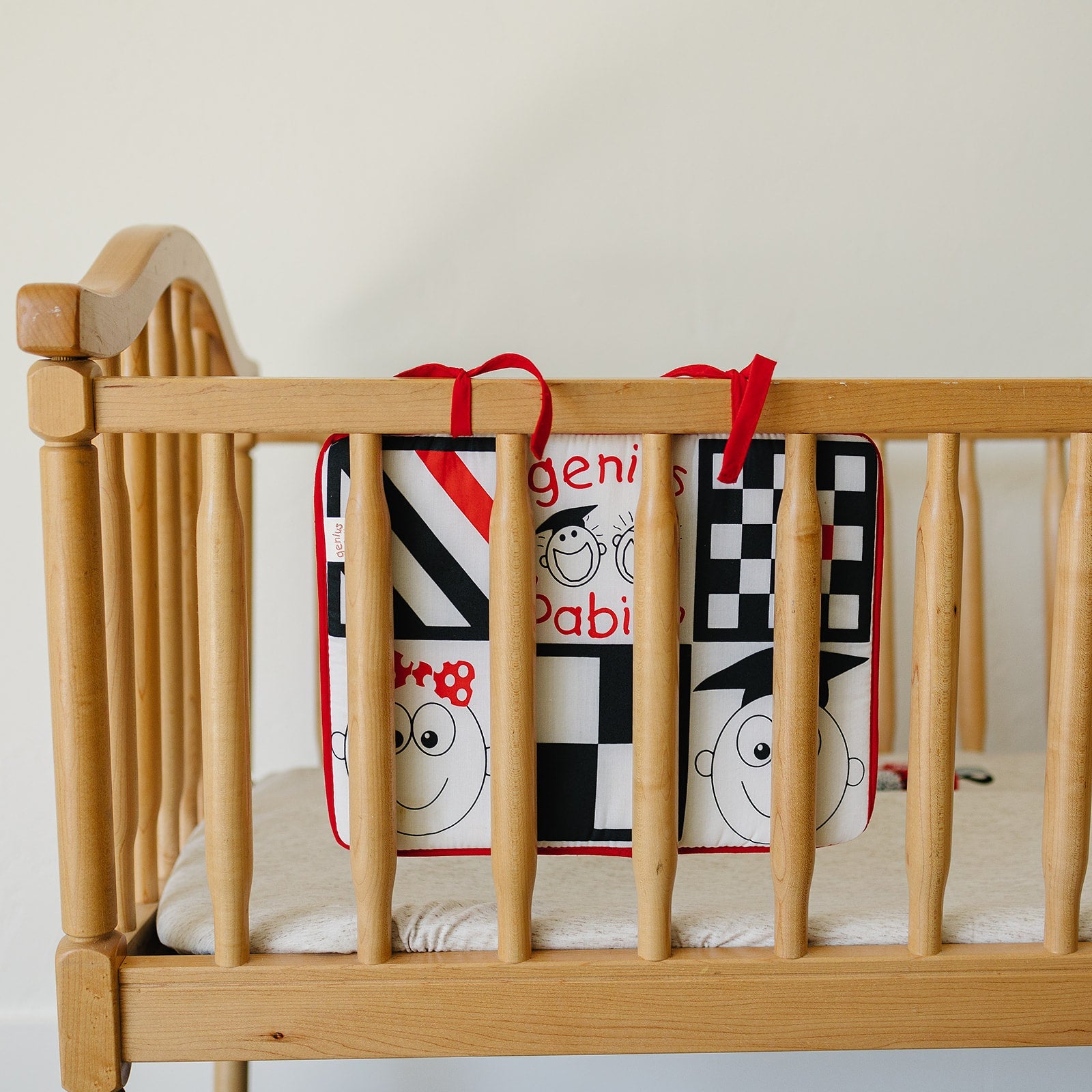 Baby Mirror for Crib or Car in High Contrast Colors - BIG FRENCHIES