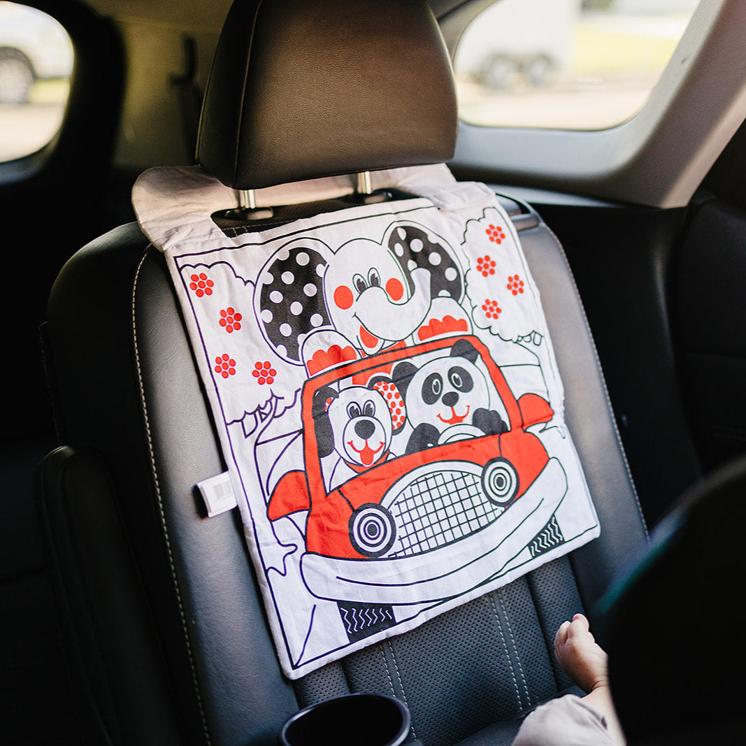 Baby Car Activity Center Toy in High Contrast Colors - BIG FRENCHIES