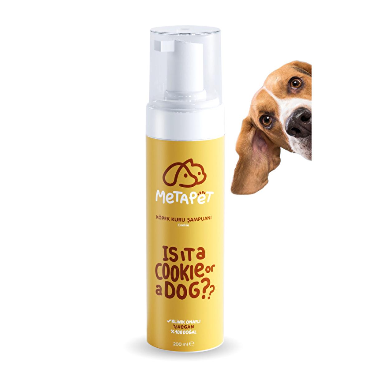 Metapet Dog Dry Shampoo, Vanilla Scented, Natural Ingredients, pH Balanced for Sensitive Skin - 6.76 fl oz