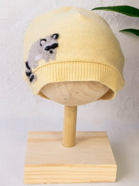 Raccoon Cashmere Hat - Toddler - BIG FRENCHIES