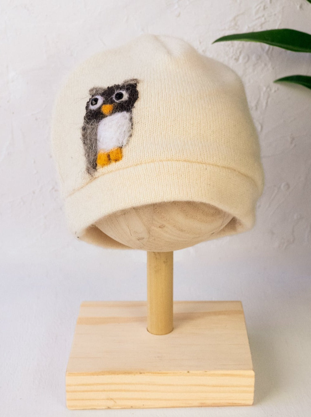 Owl Cashmere Hat - Baby - BIG FRENCHIES