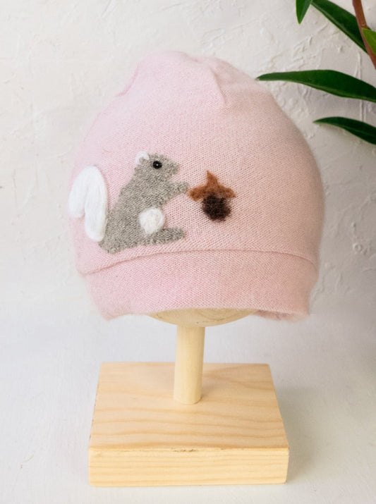 Squirrel Cashmere Hat - Baby - BIG FRENCHIES