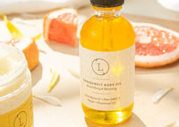 Moisturizing set with Grapefruit body oil and Body scrub - BIG FRENCHIES