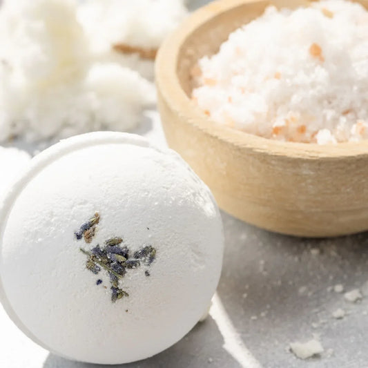 Bulk - 100 Natural Vegan Mix scents Bath Bombs - White - BIG FRENCHIES