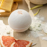 Bulk - 100 Natural Vegan Mix scents Bath Bombs - White - BIG FRENCHIES