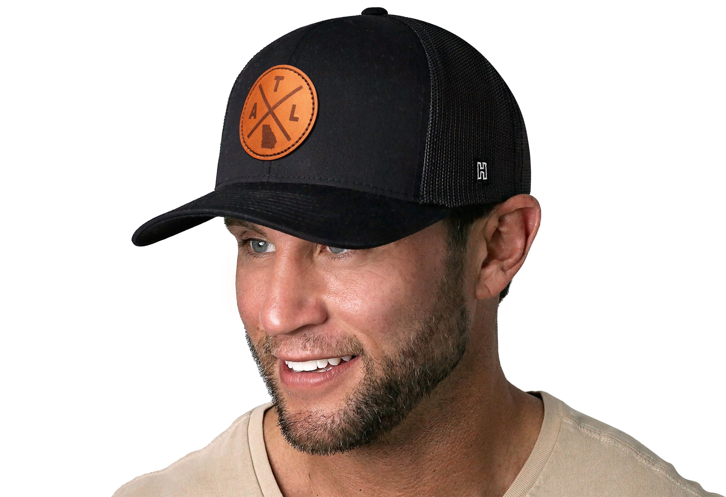 Atlanta Trucker Hat Leather | ATL X Snapback