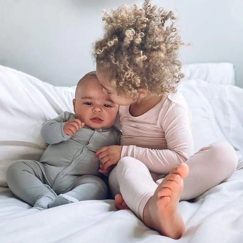 2023 Bamboo Fiber Toddler Kids Pajamas Set - # BOAA11710008