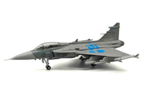 Saab JAS 39A Gripen Fighter Aircraft "131 F 7 Wing Cat's Paw Livery Satenas Air Base" (2006) Swedish Air Force 1/72 Diecast Model Airplane by Aviation 72