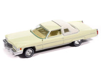 1976 Cadillac Coupe DeVille Phoenician Ivory "Luxury Cruisers" Series 1/64 Diecast Model Car by Auto World