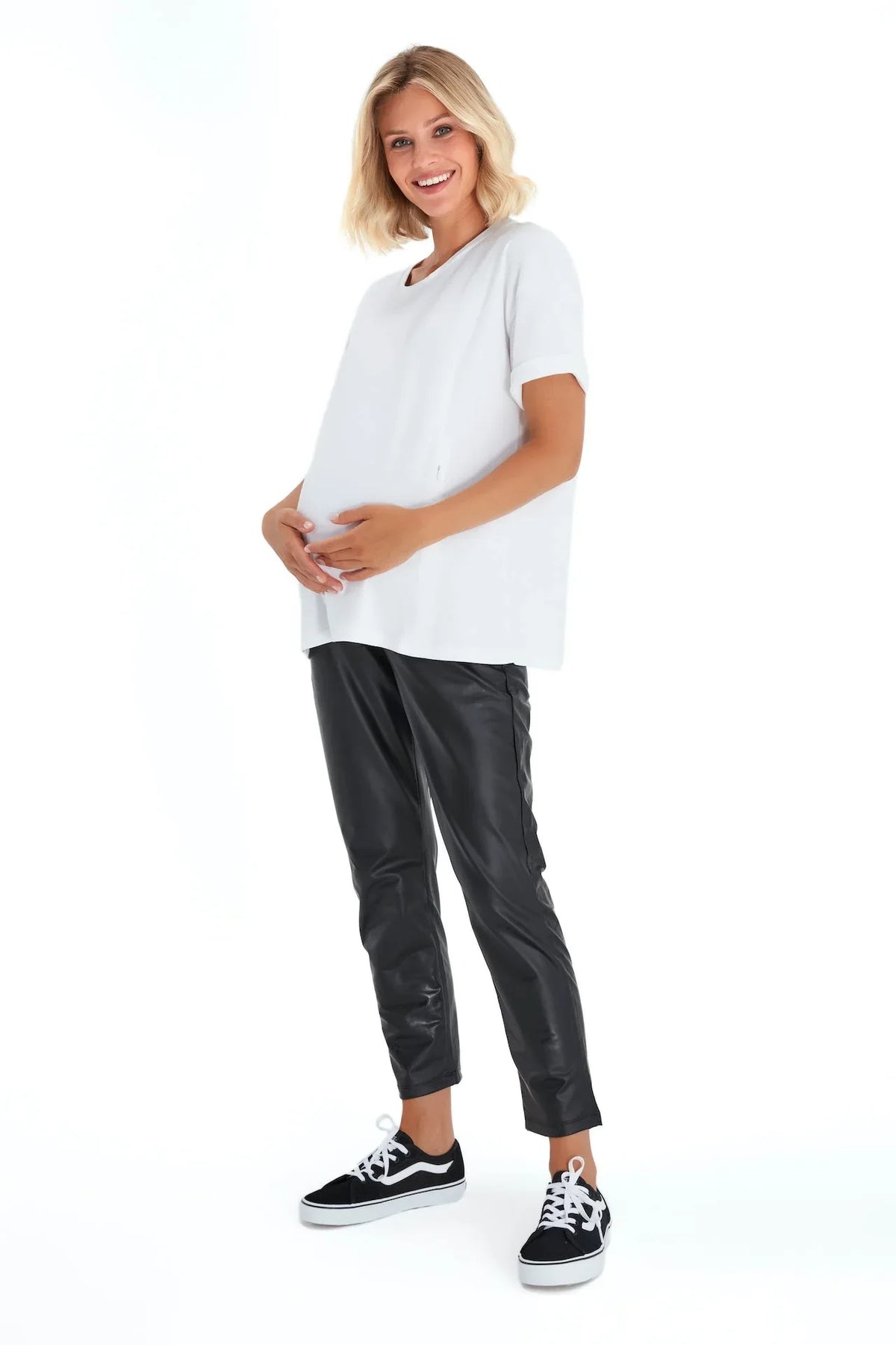 Anytime Anywhere Side Zip Maternity/Nursing T-Shirt - BIG FRENCHIES