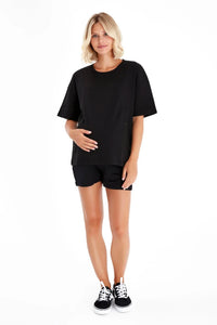 Anytime Anywhere Side Zip Maternity/Nursing T-Shirt - BIG FRENCHIES