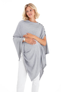 4in1 Multipurpose Supreme Cotton Cape as Maternity/Nursing Shawl