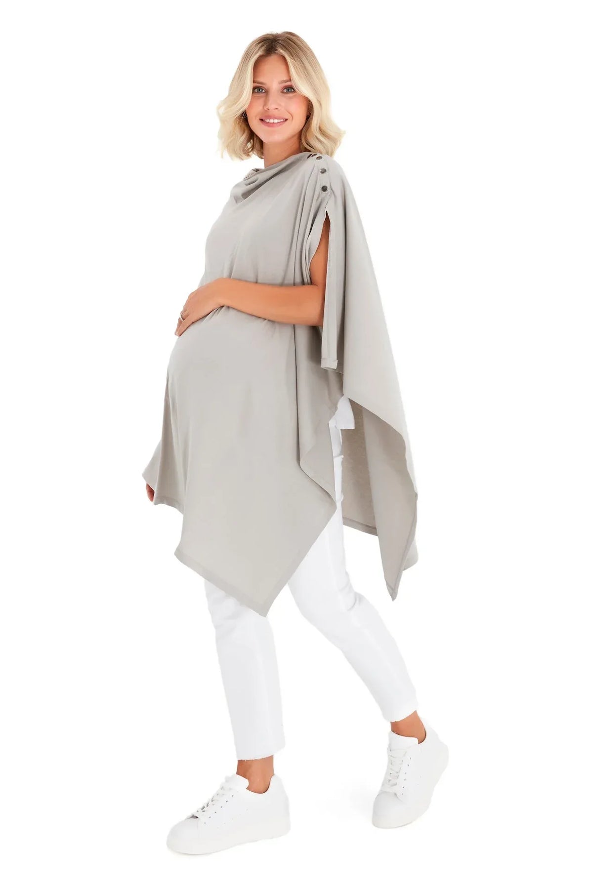 4in1 Multipurpose Supreme Cotton Cape as Maternity/Nursing Shawl - BIG FRENCHIES