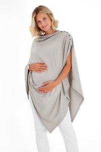 4in1 Multipurpose Supreme Cotton Cape as Maternity/Nursing Shawl