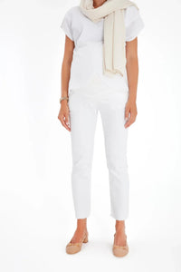 Graceful Non-Denim Foldover Waistband Maternity Pants - BIG FRENCHIES