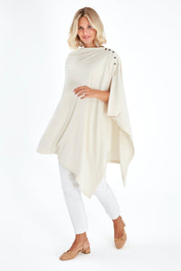 4in1 Multipurpose Supreme Cotton Cape as Maternity/Nursing Shawl