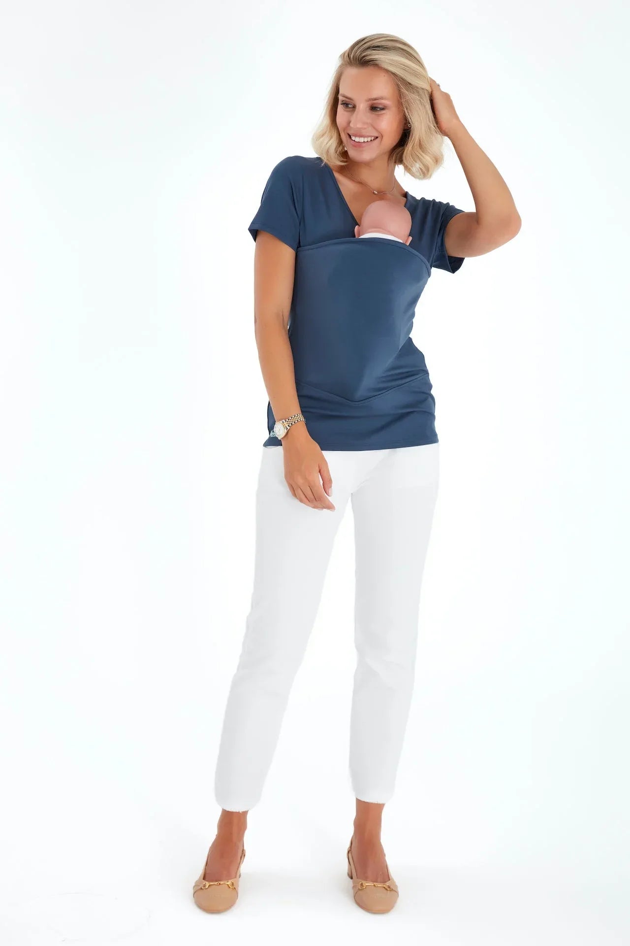 Hands Free Baby Carrier Maternity/Nursing Top - BIG FRENCHIES