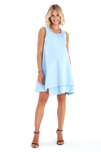 Amaze Sleeveless Cotton Maternity/Nursing Swing Dress