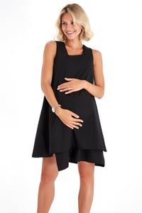 Amaze Sleeveless Cotton Maternity/Nursing Swing Dress