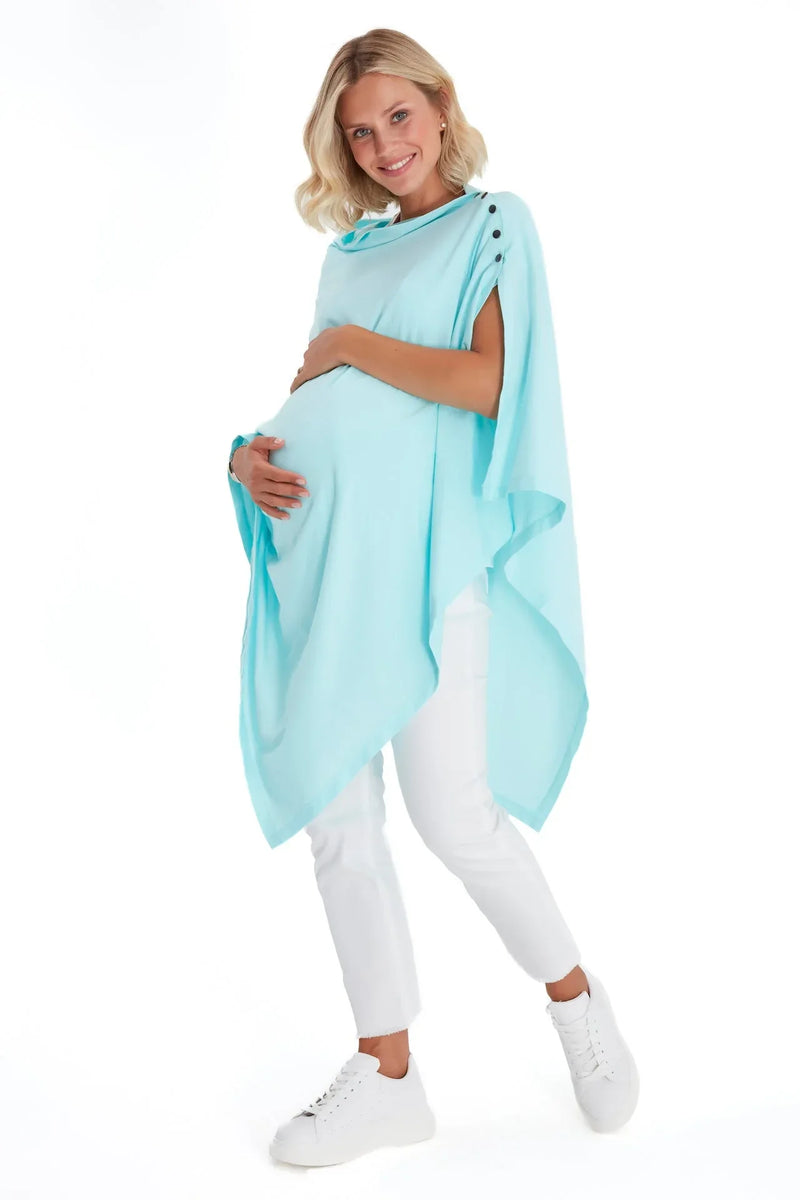4in1 Multipurpose Supreme Cotton Cape as Maternity/Nursing Shawl - BIG FRENCHIES