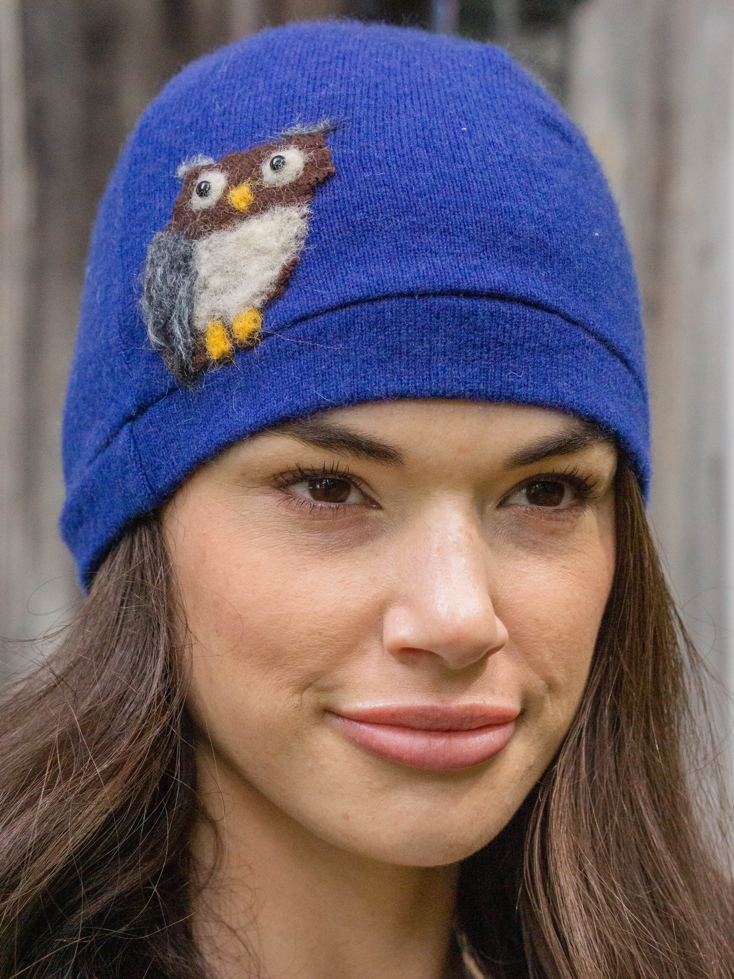 Owl Cashmere Hat - Adult/Big Kid - BIG FRENCHIES
