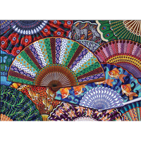 Abanicos (Spanish Fans) 500 Piece Premium Jigsaw Puzzle Art & Fable