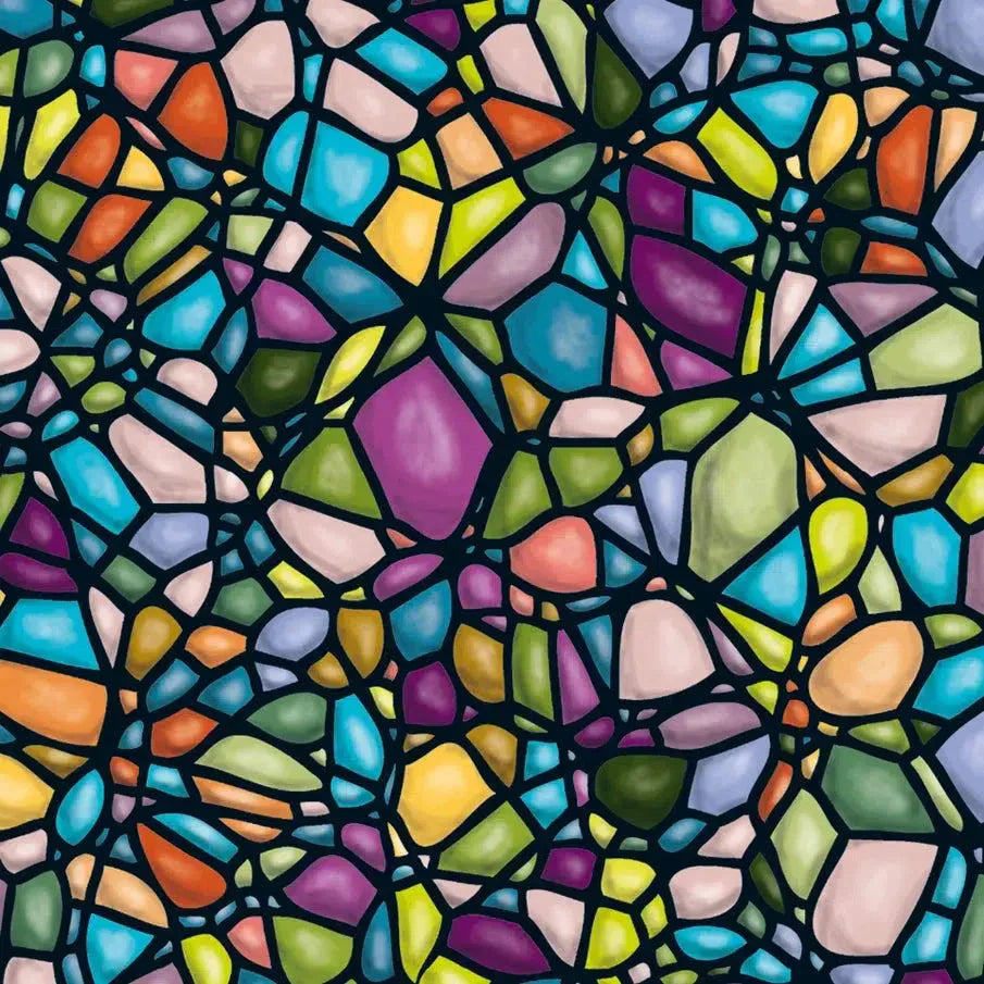 Abstract Color Mix Q 72 Piece Pocket Jigsaw Puzzle Curiosi - BIG FRENCHIES