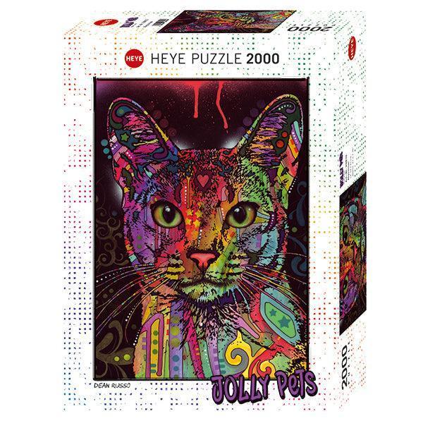 Abyssinian Jolly Pets 2000 Piece Jigsaw Puzzle Heye - BIG FRENCHIES