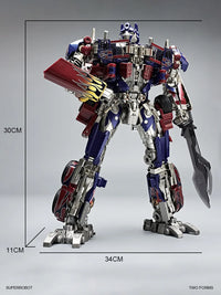 Optimus Prime and Bumblebee Autobots Anime Figures, Transformation Robot Toys 30 CM