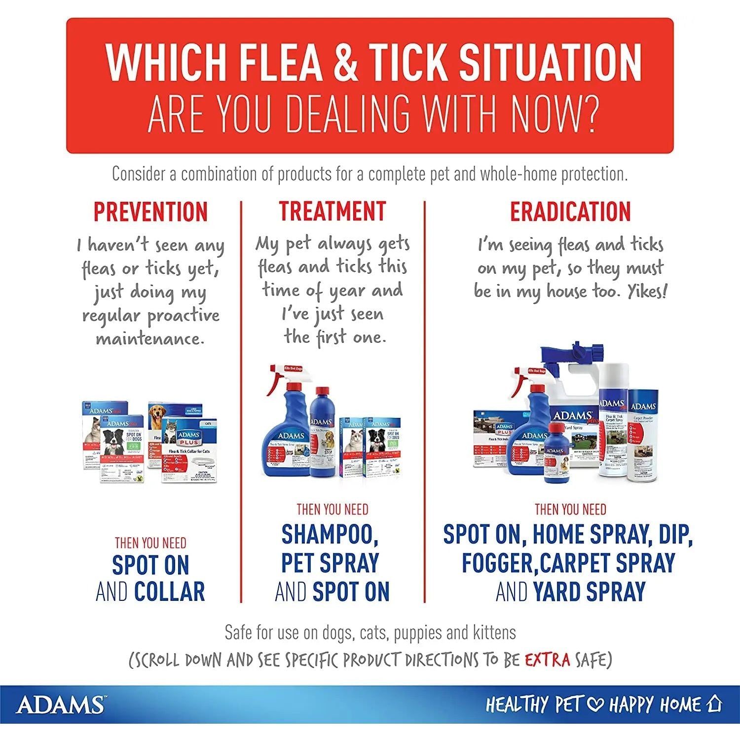 Adams Plus Flea and Tick Spot On for Small Dogs 5-14 lbs.