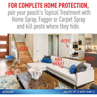 Adams Plus Flea and Tick Spot On for Small Dogs 5-14 lbs.