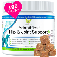 EcoBark Adaptiflex™ Hip and Joint Supplement for Dogs with Glucosamine, Chondroitin, and MSM - BIG FRENCHIES