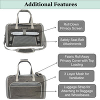 Mr. Peanut's Gold Series Standard Size Airline Compliant Expandable Pet Carrier V3.0 - BIG FRENCHIES
