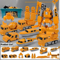 DIY Magnetic Engineering Vehicle & Robot Toy for Kids - # BOT&G52710006 - BIG FRENCHIES