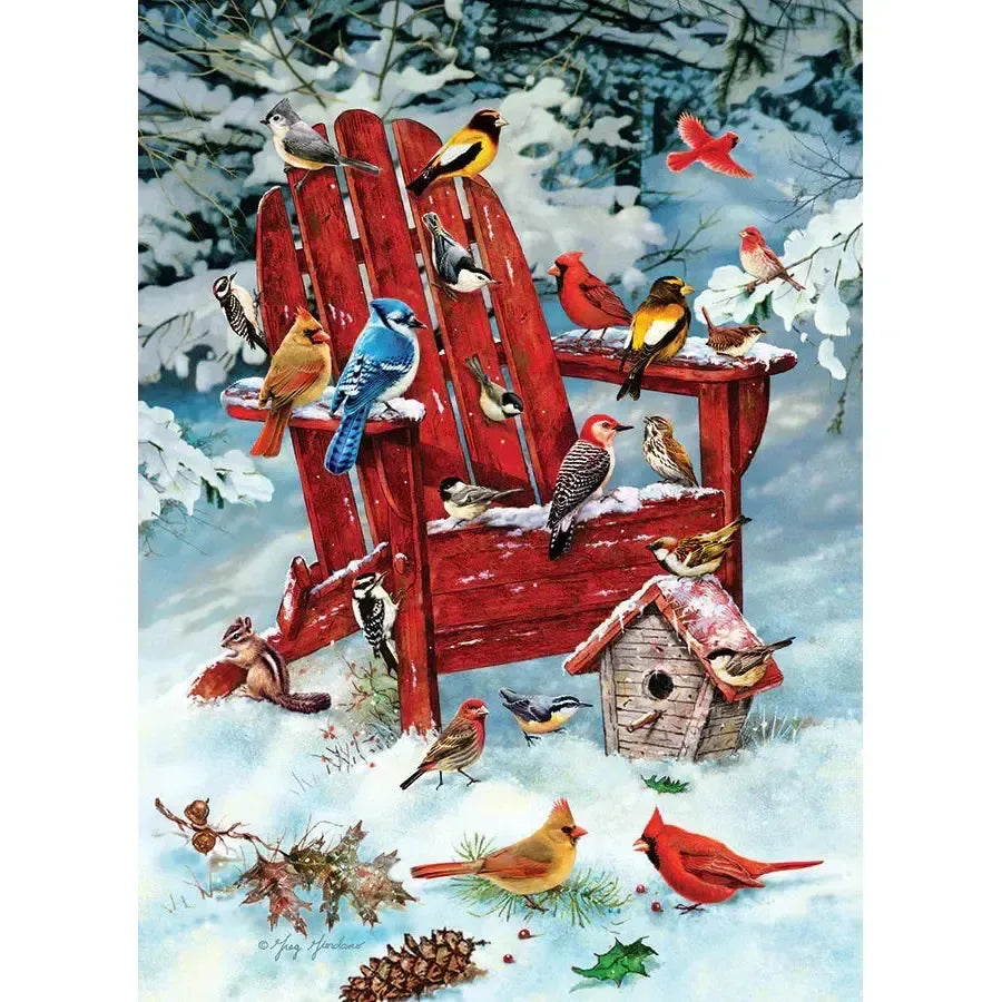 Adirondack Birds 1000 Piece Jigsaw Puzzle Jack Pine - BIG FRENCHIES