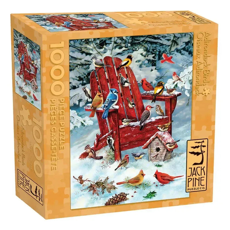 Adirondack Birds 1000 Piece Jigsaw Puzzle Jack Pine - BIG FRENCHIES