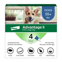Flea Prevention for XL Dogs 55 Lbs+, 4-Monthly Treatments - BIG FRENCHIES