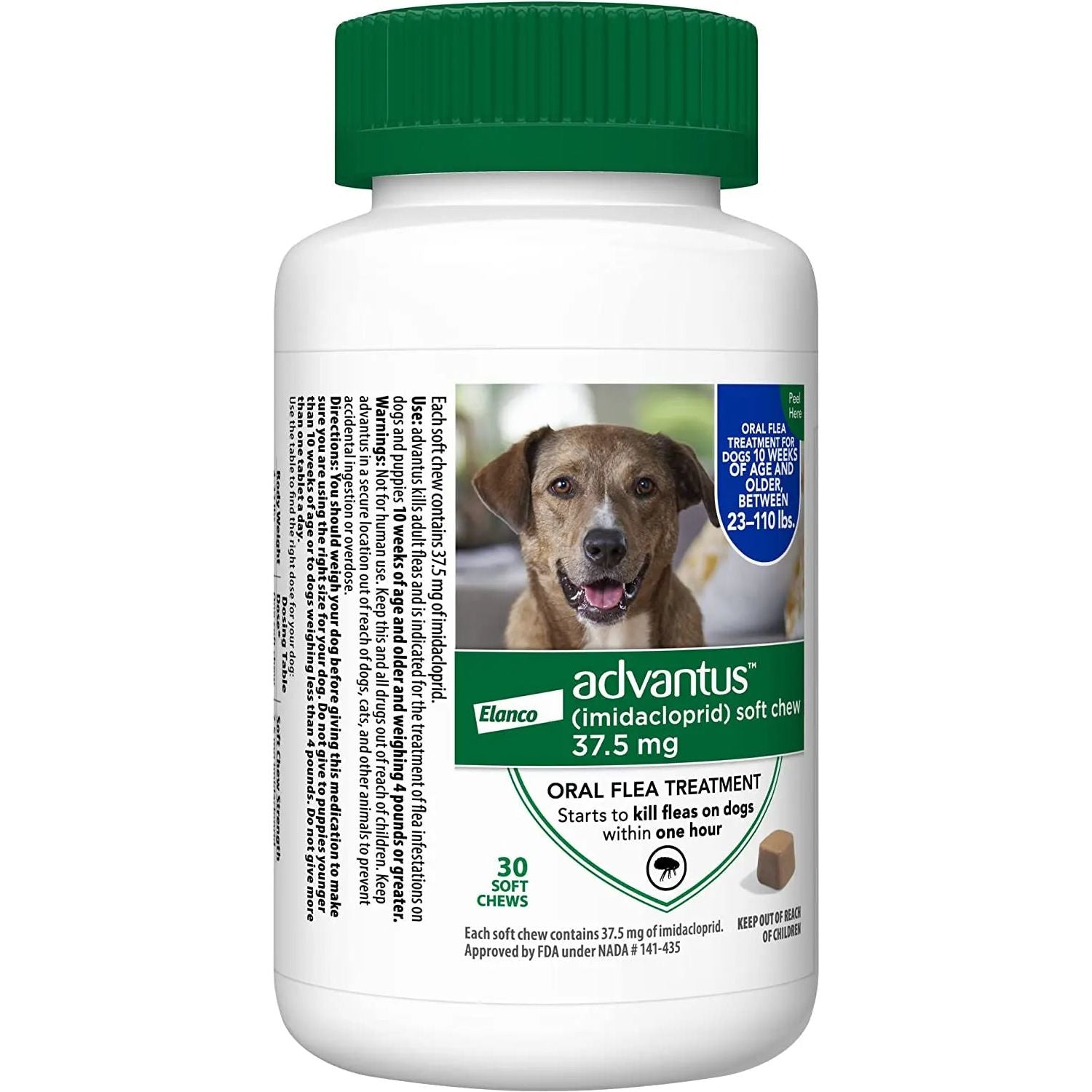 Advantus Flea Soft Chews for Large Dogs 23-110 lbs. 30 Count